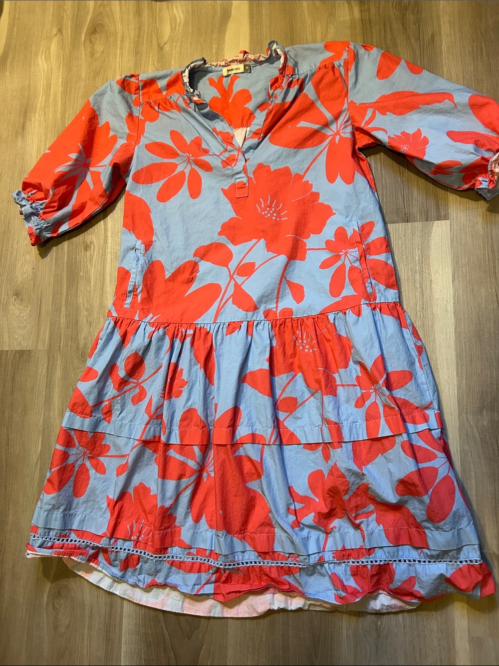 Maude Floral Tiered Dress - Medium